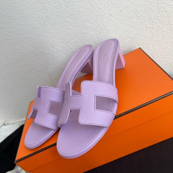 0asis Sandal Epsom Calfskin Teal Blue